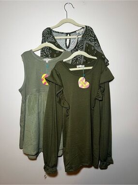 Bundle of 3! Hayden Girls Green Bundle